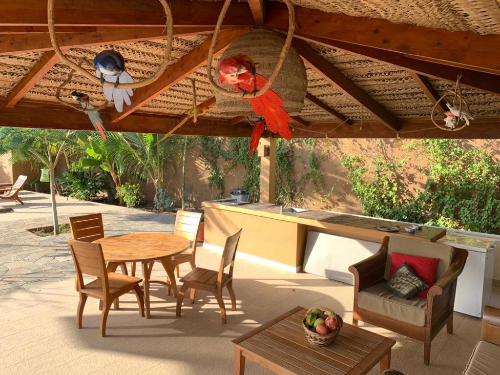 Casa Das Buganvilias Praia Bagian luar foto