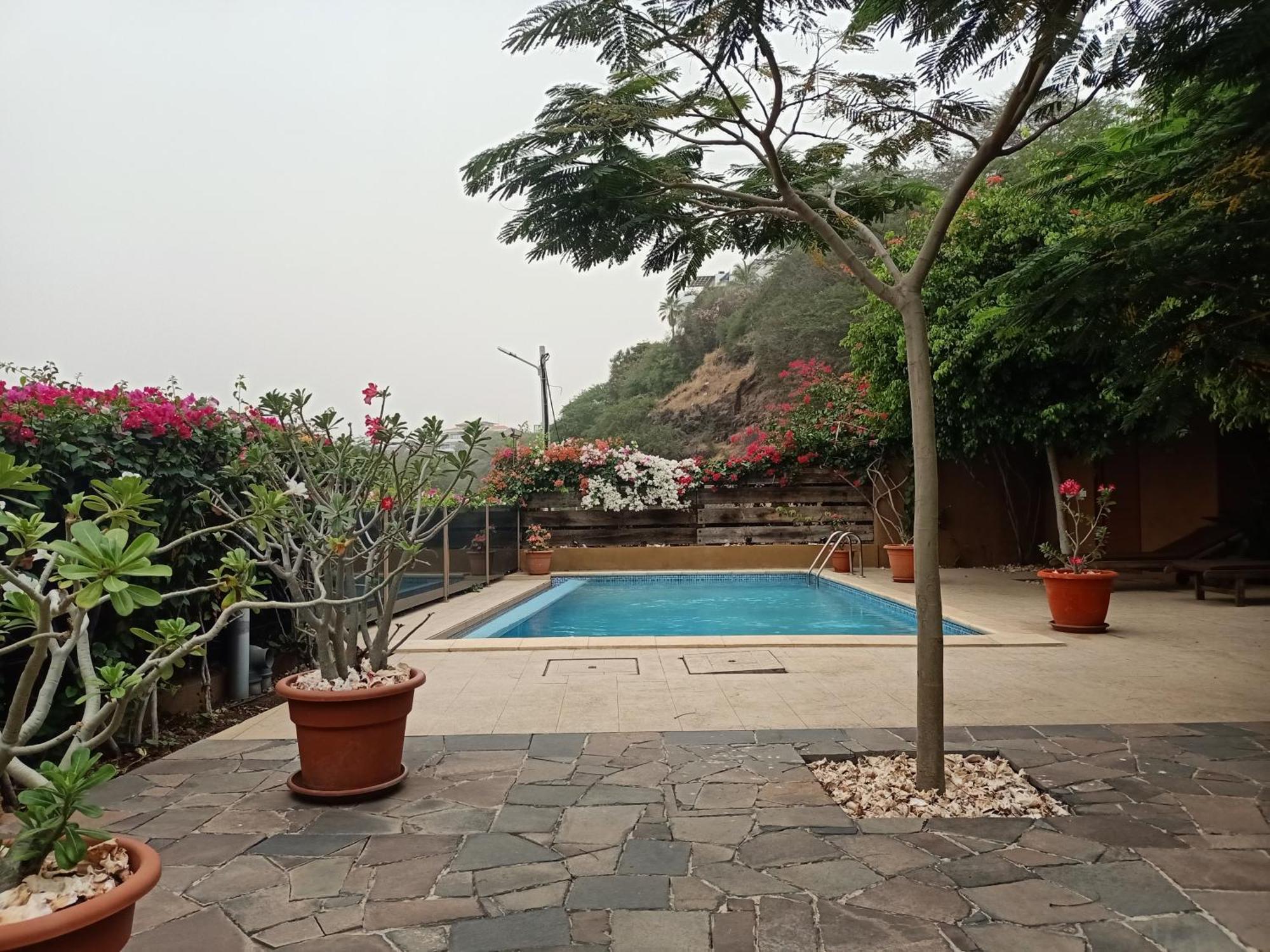 Casa Das Buganvilias Praia Bagian luar foto